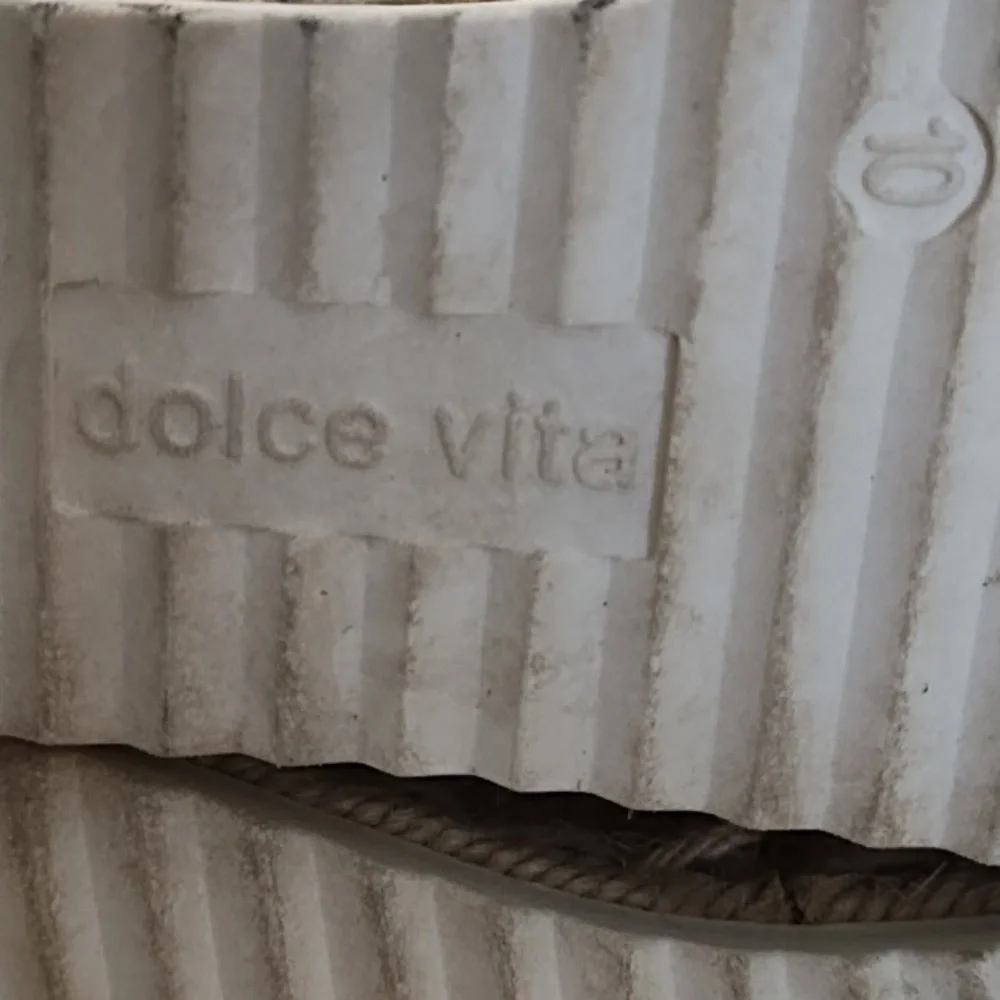 Dolce Vita Tan Espadrille Slide Platform Shoes